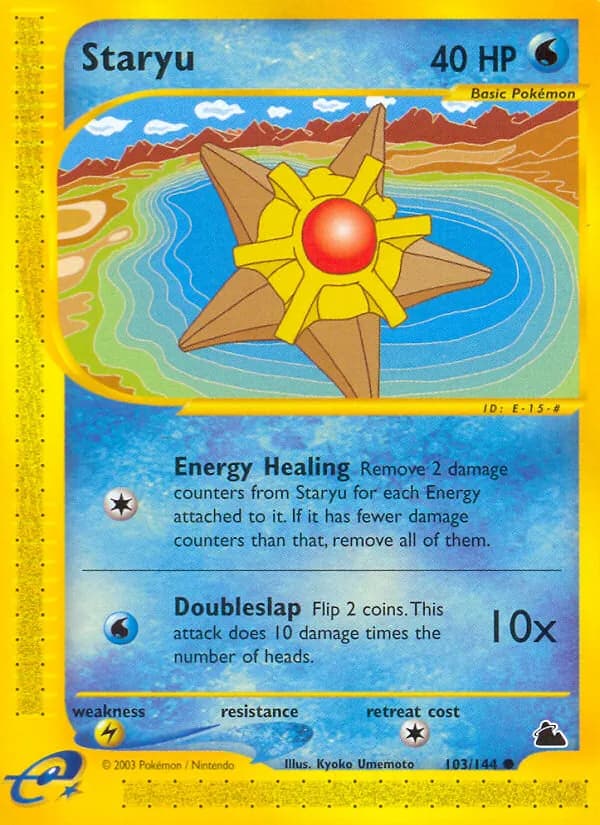 Staryu – Skyridge 103