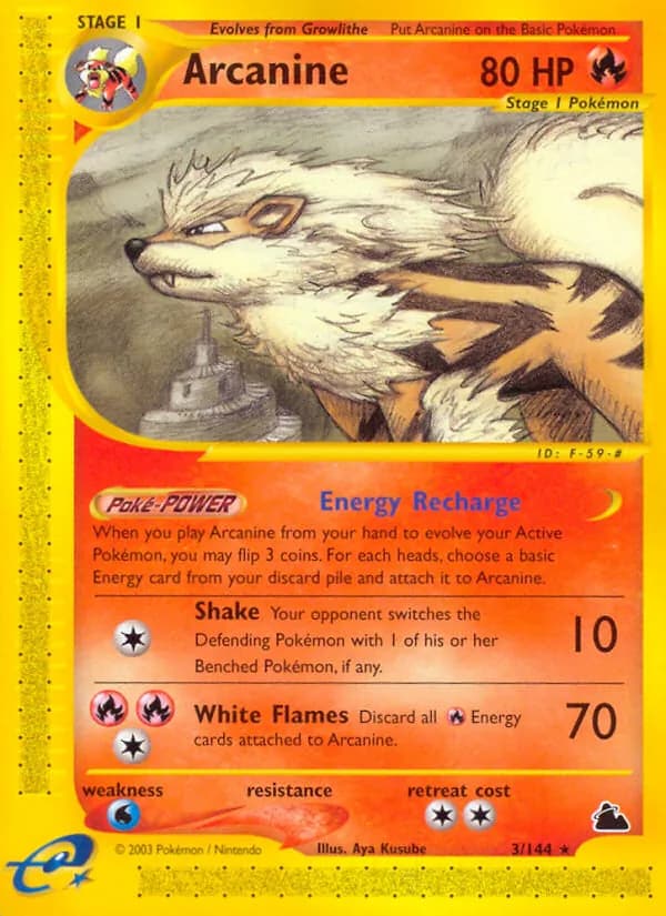 Arcanine – Skyridge 3
