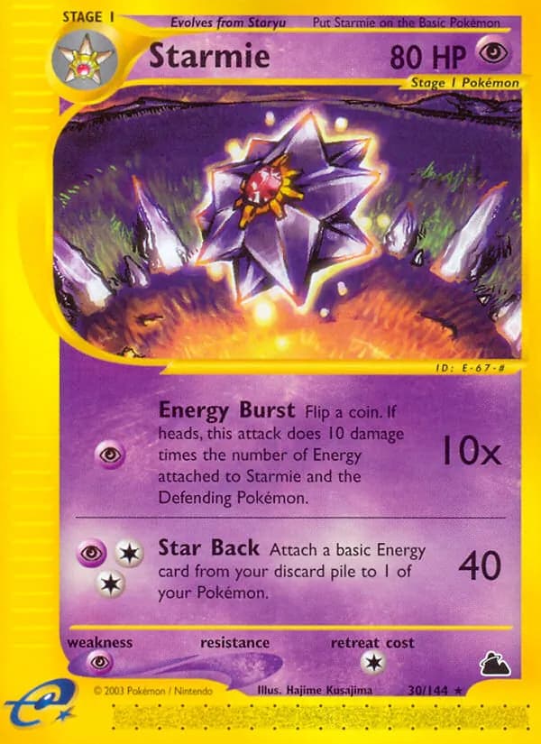 Starmie – Skyridge 30
