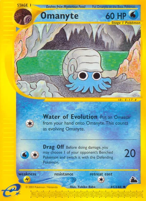 Omanyte – Skyridge 41