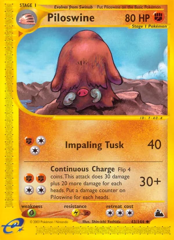 Piloswine – Skyridge 43