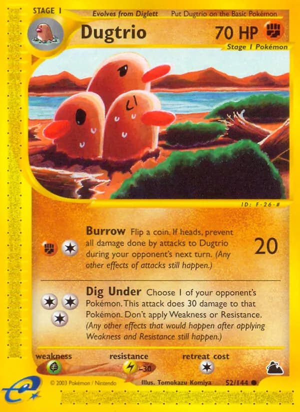 Dugtrio – Skyridge 52