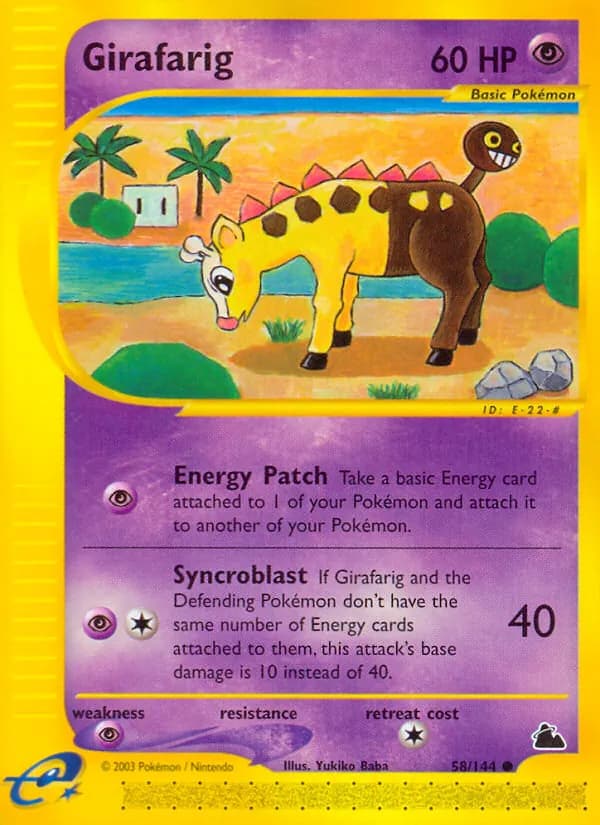 Girafarig – Skyridge 58
