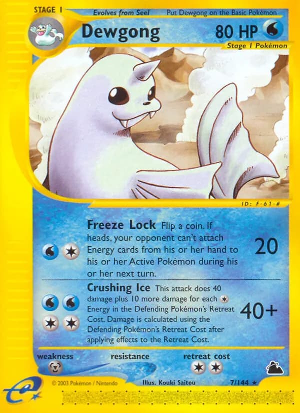 Dewgong – Skyridge 7
