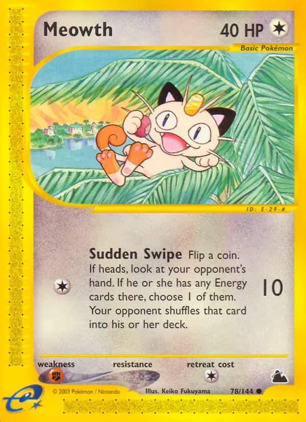 Meowth – Skyridge 78