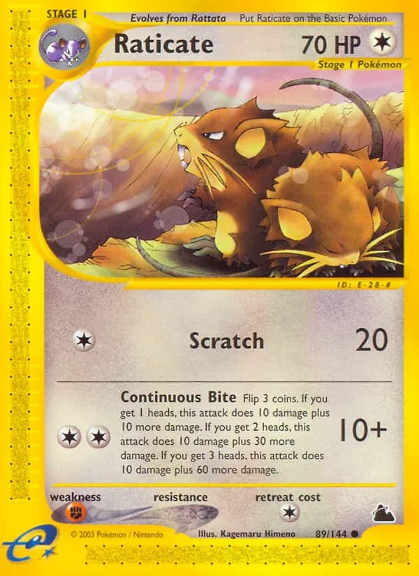 Raticate – Skyridge 89