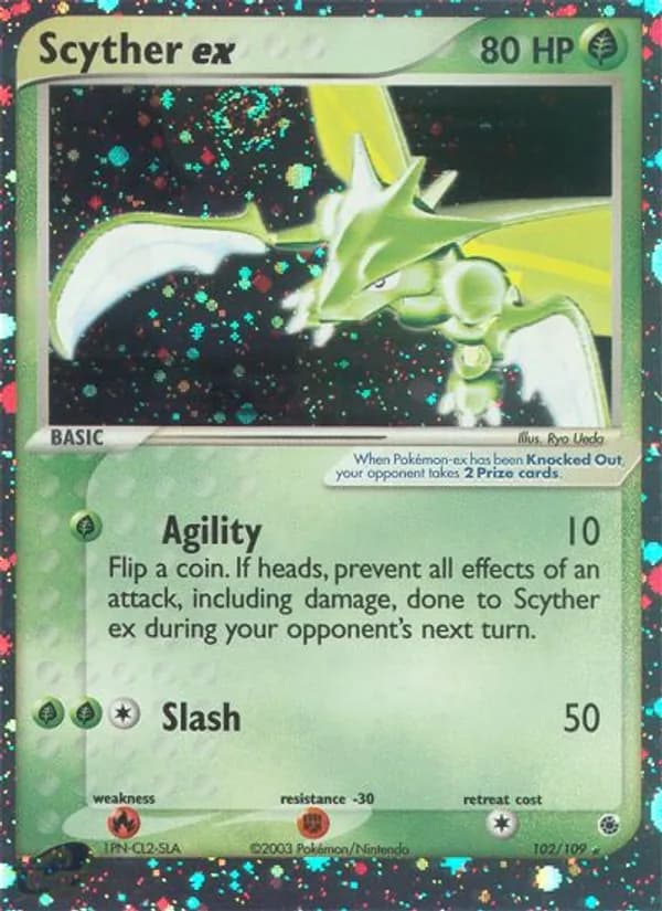 Scyther ex – Ruby & Sapphire 102