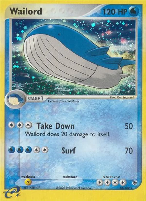 Wailord – Ruby & Sapphire 14