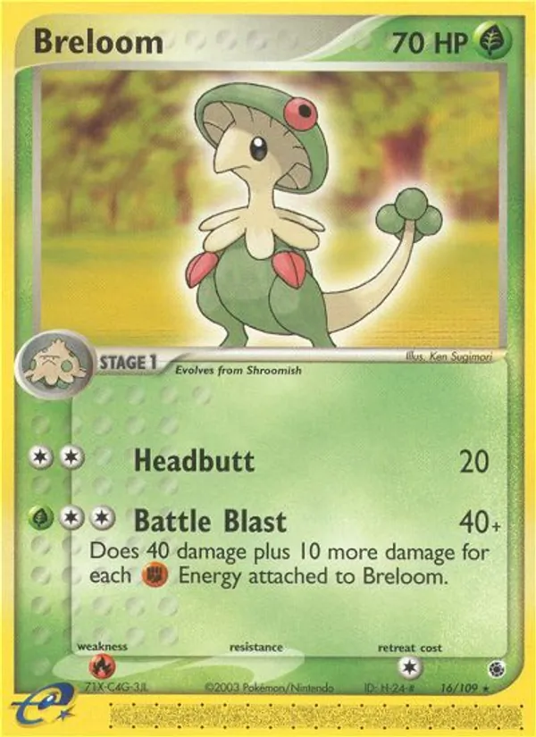 Breloom – Ruby & Sapphire 16