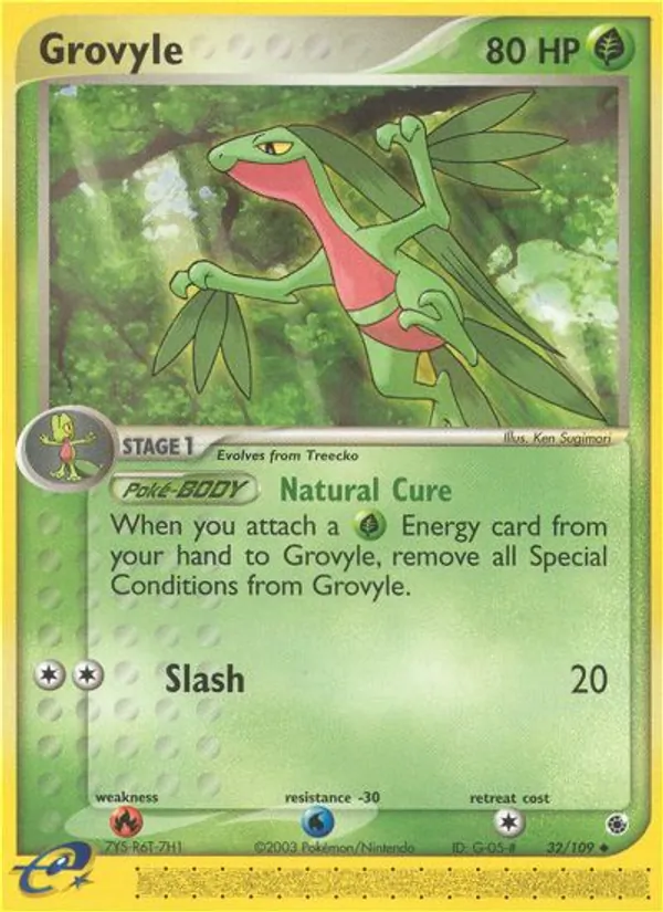 Grovyle – Ruby & Sapphire 32