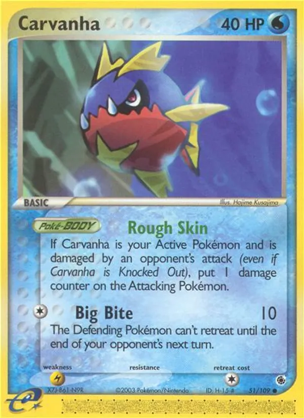 Carvanha – Ruby & Sapphire 51