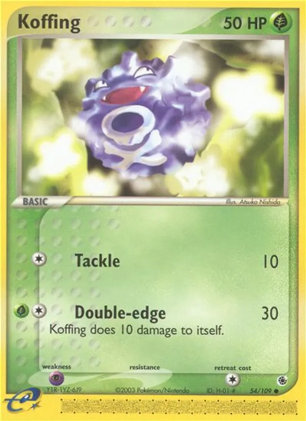 Koffing – Ruby & Sapphire 54
