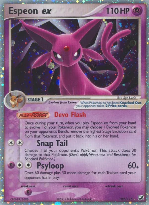 Espeon ex – Unseen Forces 102