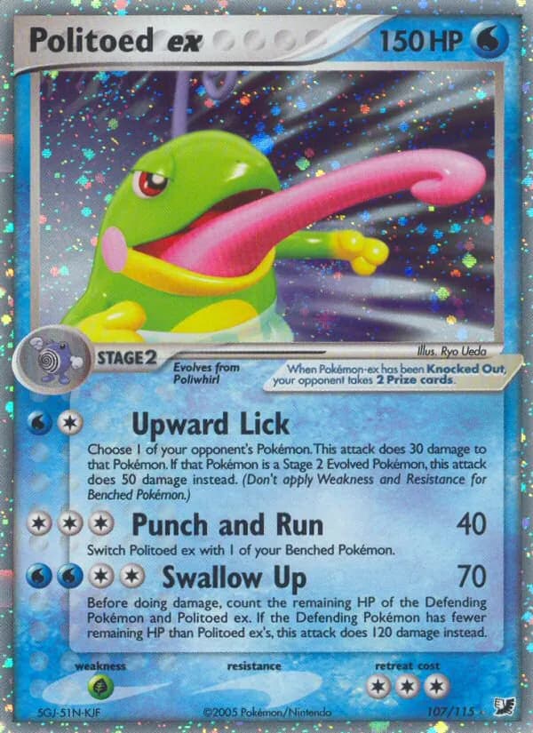 Politoed ex – Unseen Forces 107