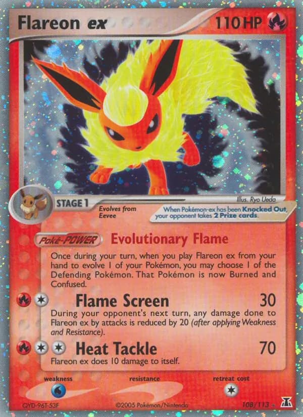 Flareon ex – Delta Species 108