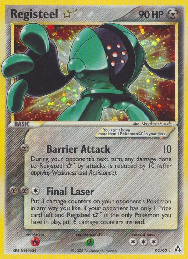 Registeel ☆ – Legend Maker 92