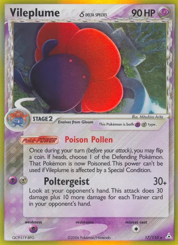 Vileplume δ – Holon Phantoms 17