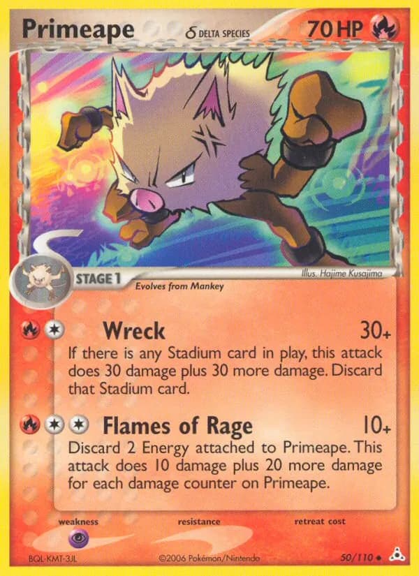 Primeape δ – Holon Phantoms 50