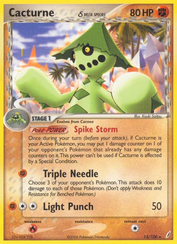Cacturne δ – Crystal Guardians 15