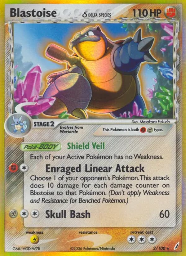 Blastoise δ – Crystal Guardians 2