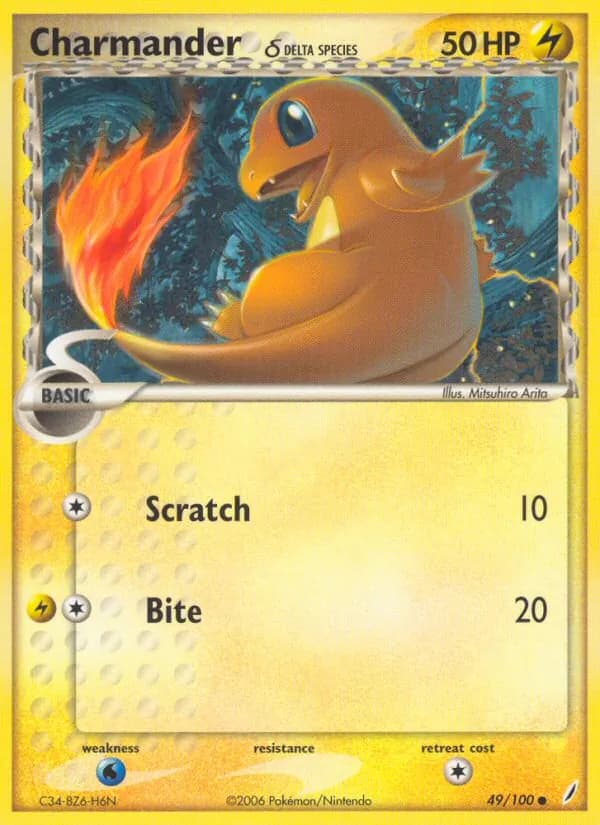 Charmander δ – Crystal Guardians 49