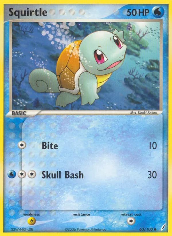 Squirtle – Crystal Guardians 63