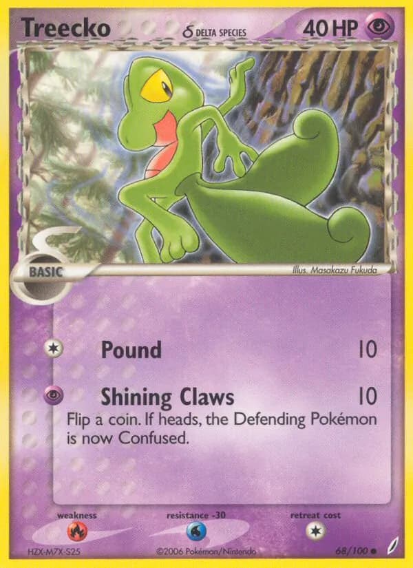Treecko δ – Crystal Guardians 68