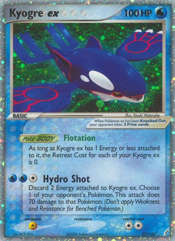 Kyogre ex – Crystal Guardians 95