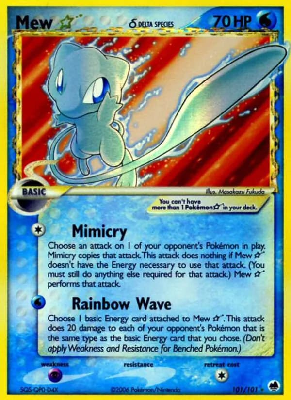 Mew ☆ δ – Dragon Frontiers 101