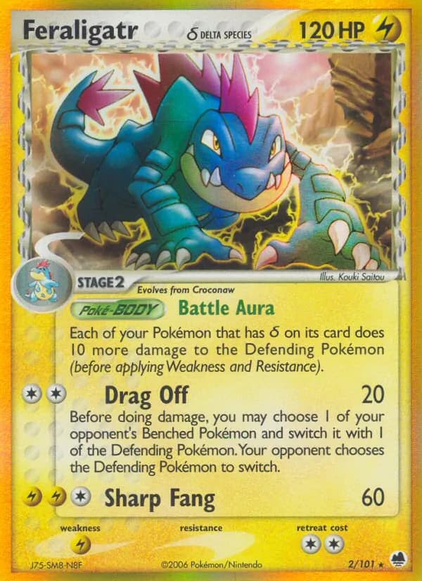 Feraligatr δ – Dragon Frontiers 2