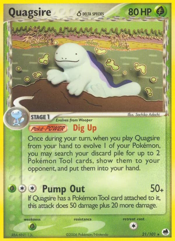 Quagsire δ – Dragon Frontiers 21