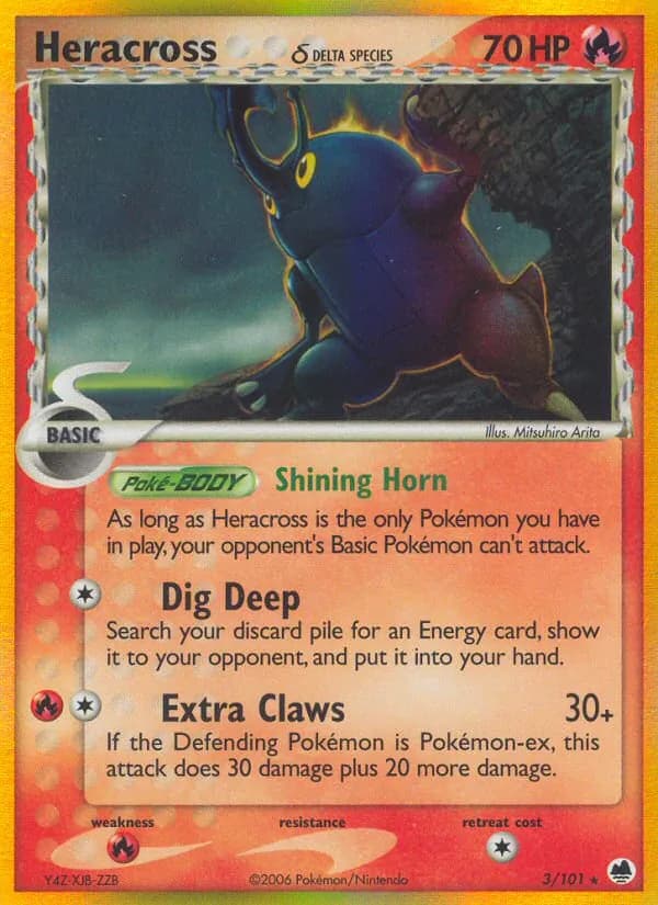 Heracross δ – Dragon Frontiers 3