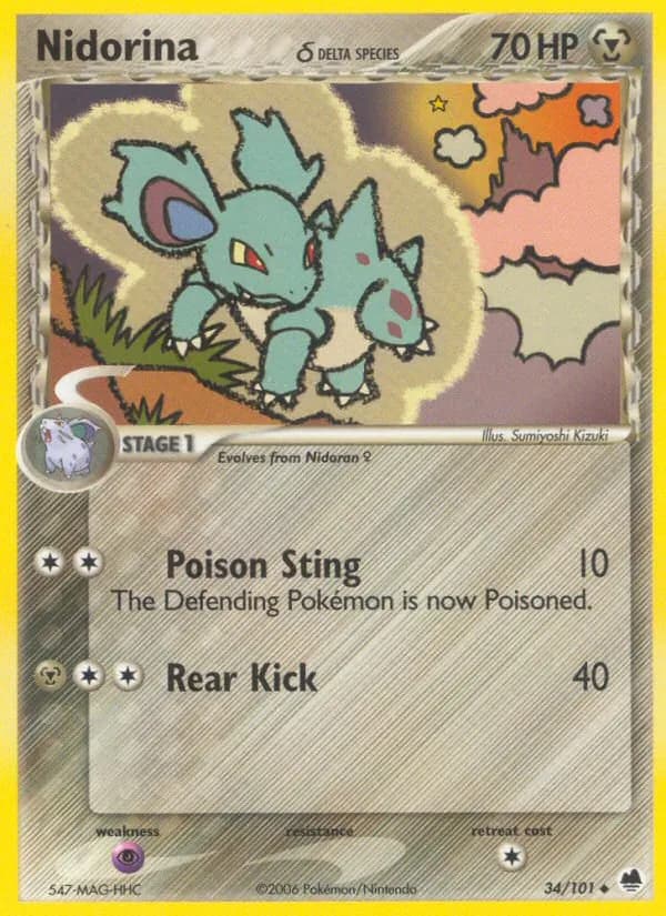 Nidorina δ – Dragon Frontiers 34