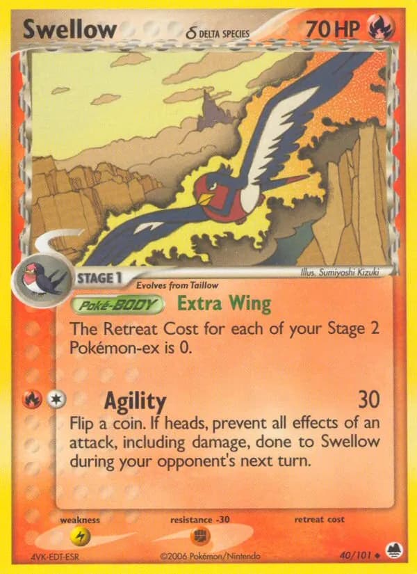 Swellow δ – Dragon Frontiers 40