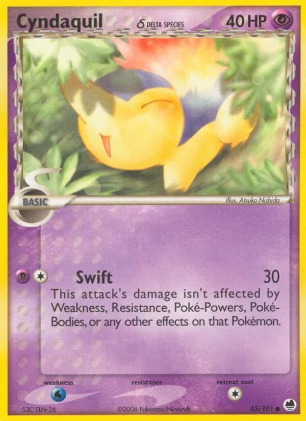 Cyndaquil δ – Dragon Frontiers 45
