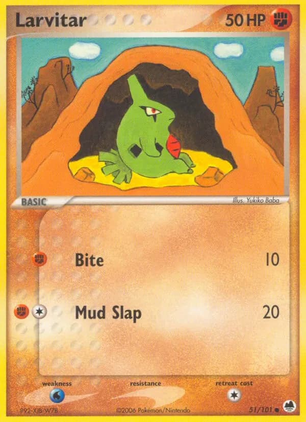 Larvitar – Dragon Frontiers 51