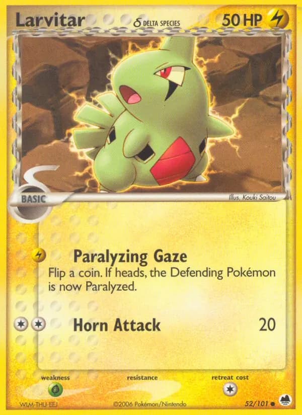 Larvitar δ – Dragon Frontiers 52