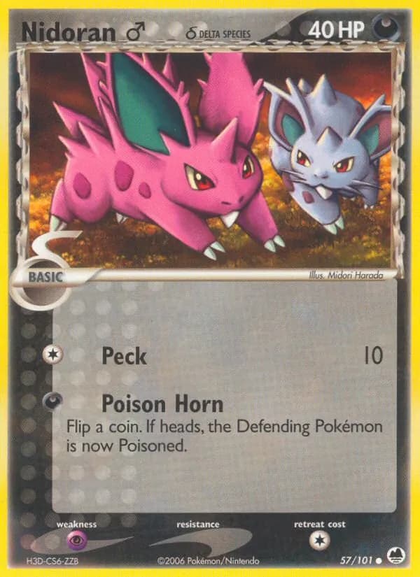 Nidoran♂ δ – Dragon Frontiers 57