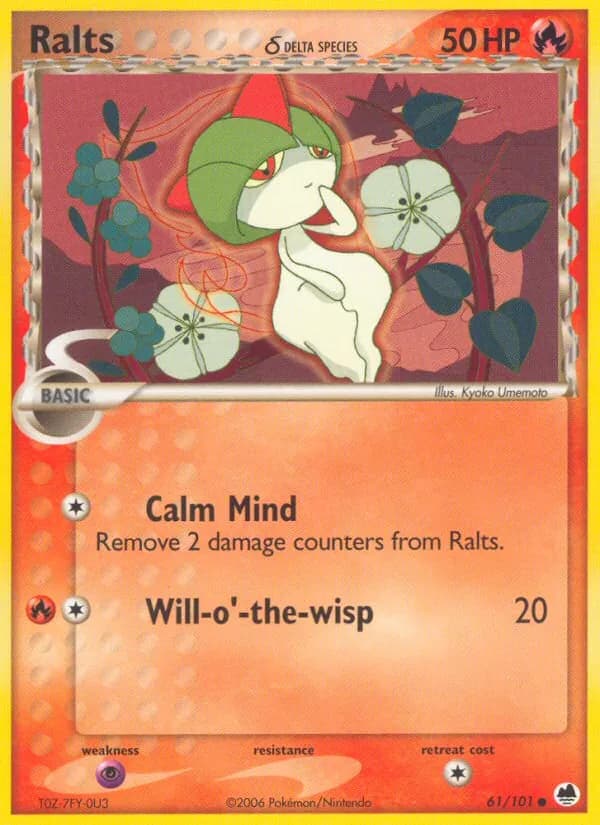 Ralts δ – Dragon Frontiers 61