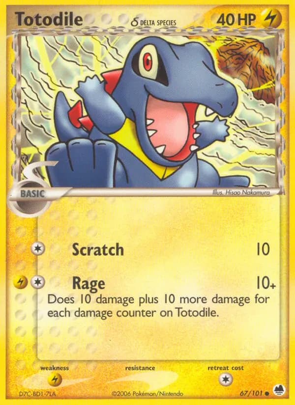 Totodile δ – Dragon Frontiers 67