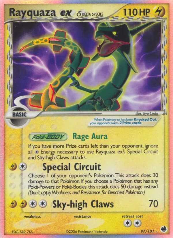 Rayquaza ex δ – Dragon Frontiers 97