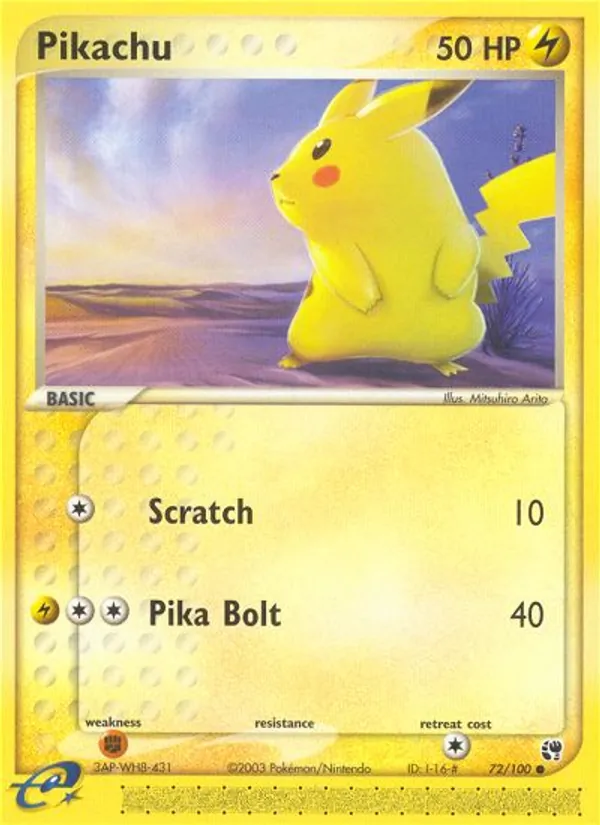 Pikachu – Sandstorm 72