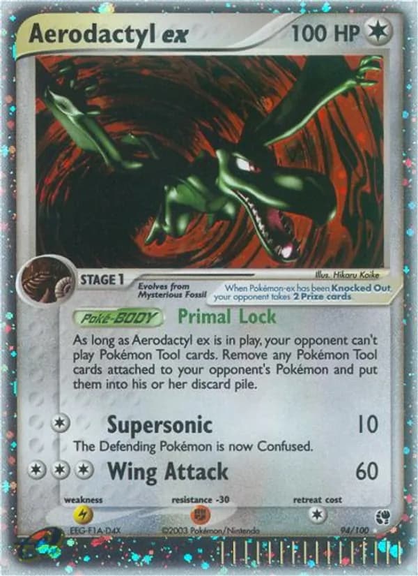 Aerodactyl ex – Sandstorm 94