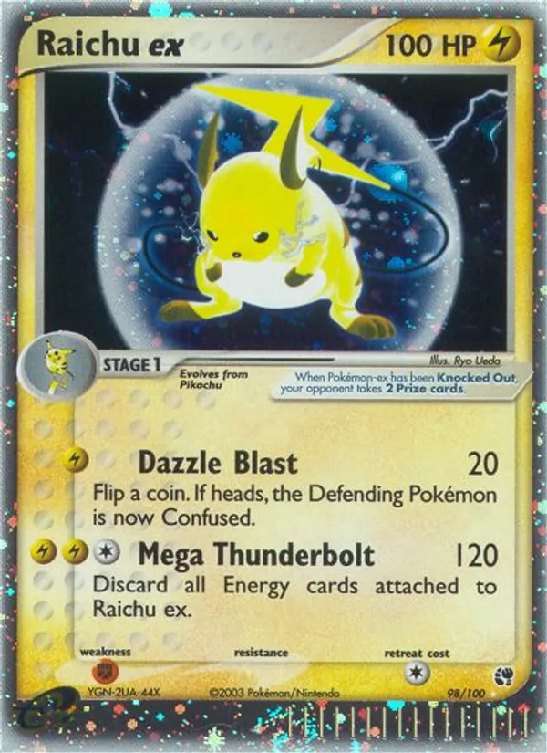 Raichu ex – Sandstorm 98