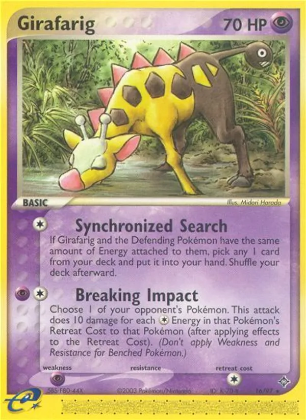Girafarig – Dragon 16