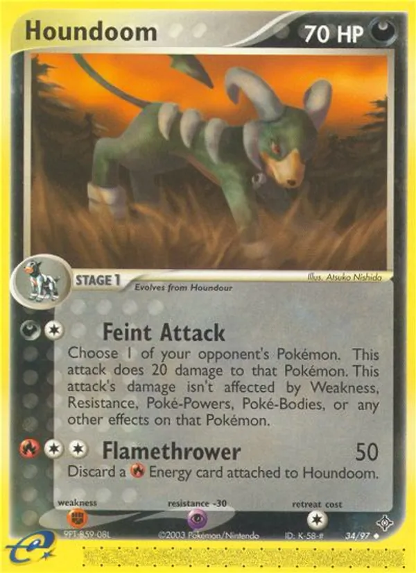 Houndoom – Dragon 34