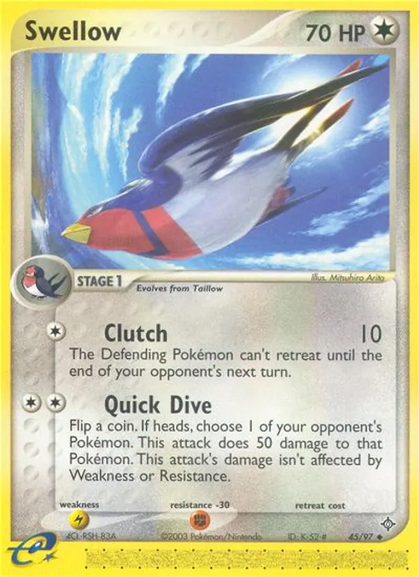 Swellow – Dragon 45