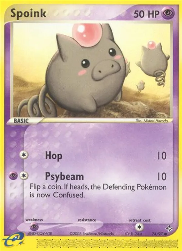 Spoink – Dragon 74