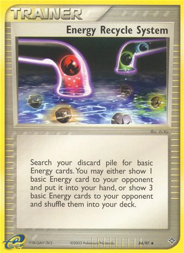 Energy Recycle System – Dragon 84