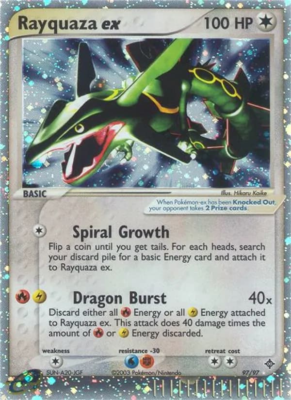 Rayquaza ex – Dragon 97